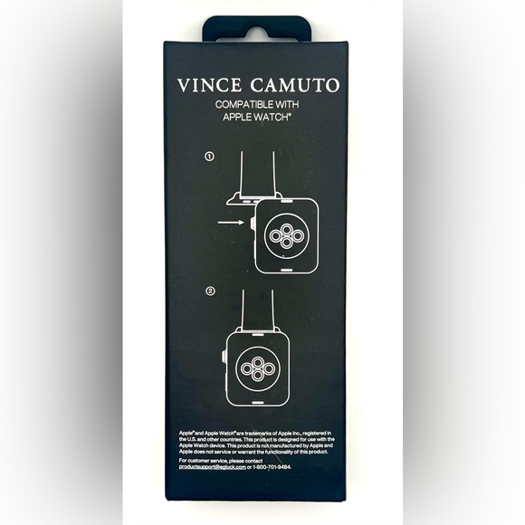 VINCE CAMUTO ORANGE APPLE WATCH BAND BRAND NEW NWT - Picture 3 of 3